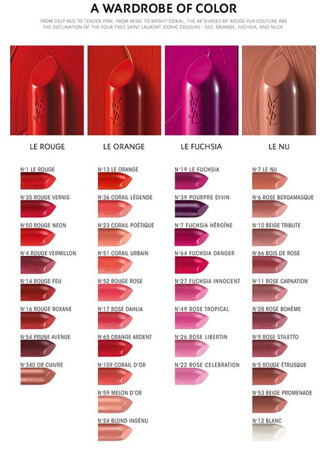 ysl lip 21|YSL lip gloss chart.